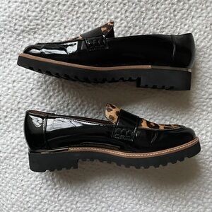 Franco Sarto Leopard Loafers
